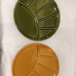 A set of Grill plate or fondue plate